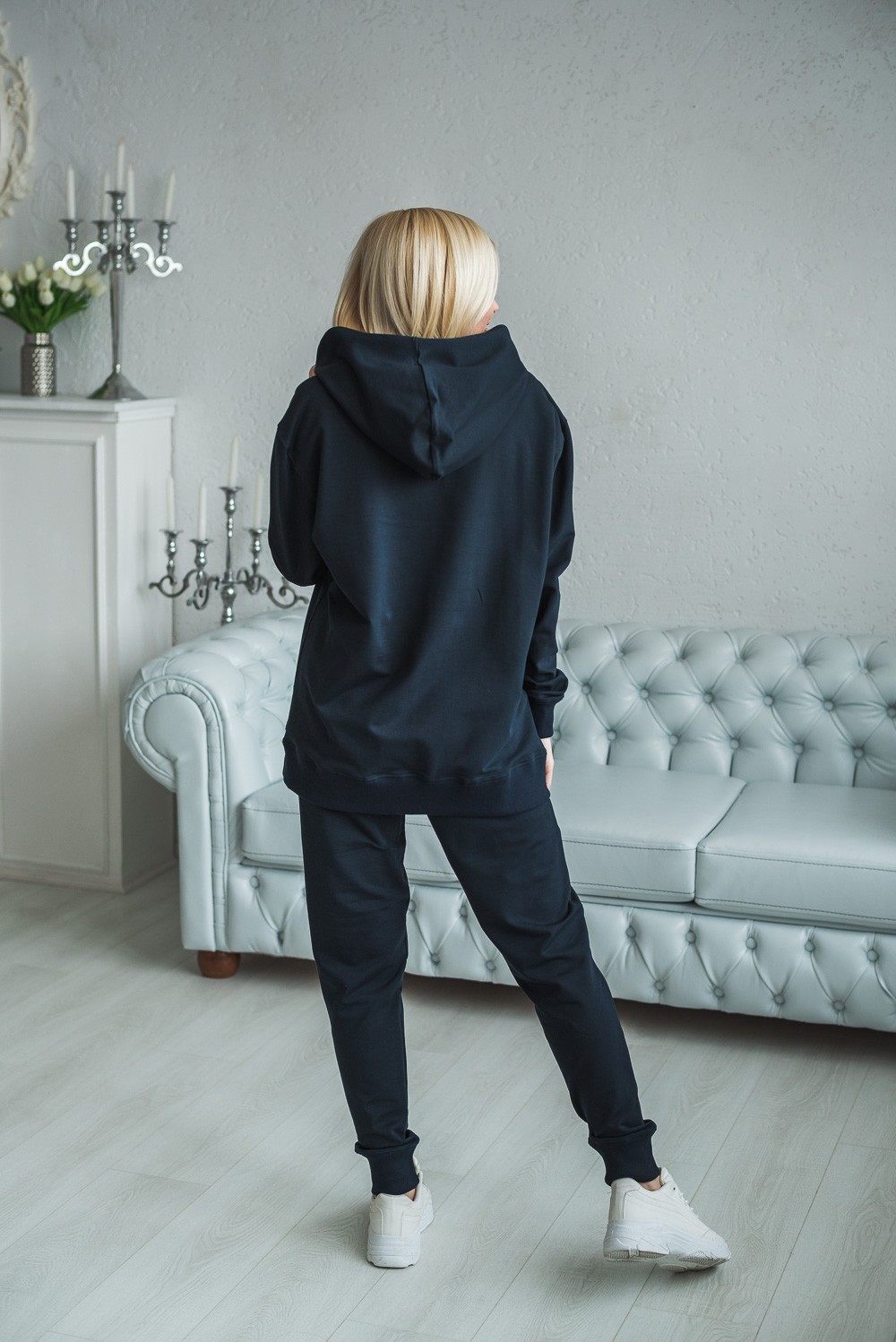 Спортивный костюм женский черный 02406 в интернет-магазине