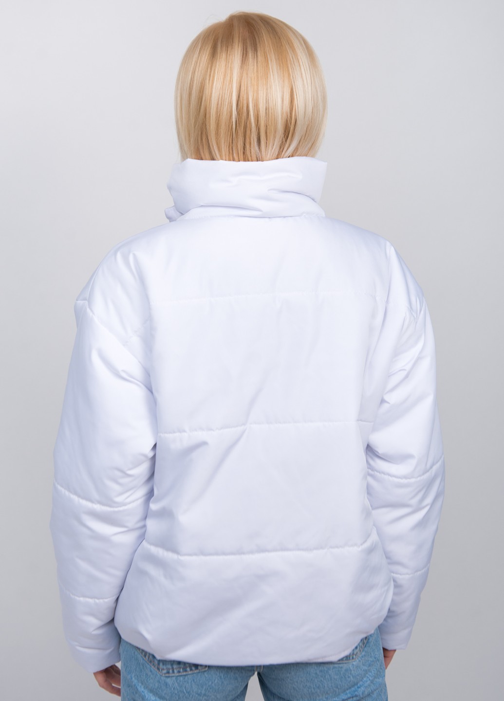 Куртка женская демисезонная белая 280/107 фото 1