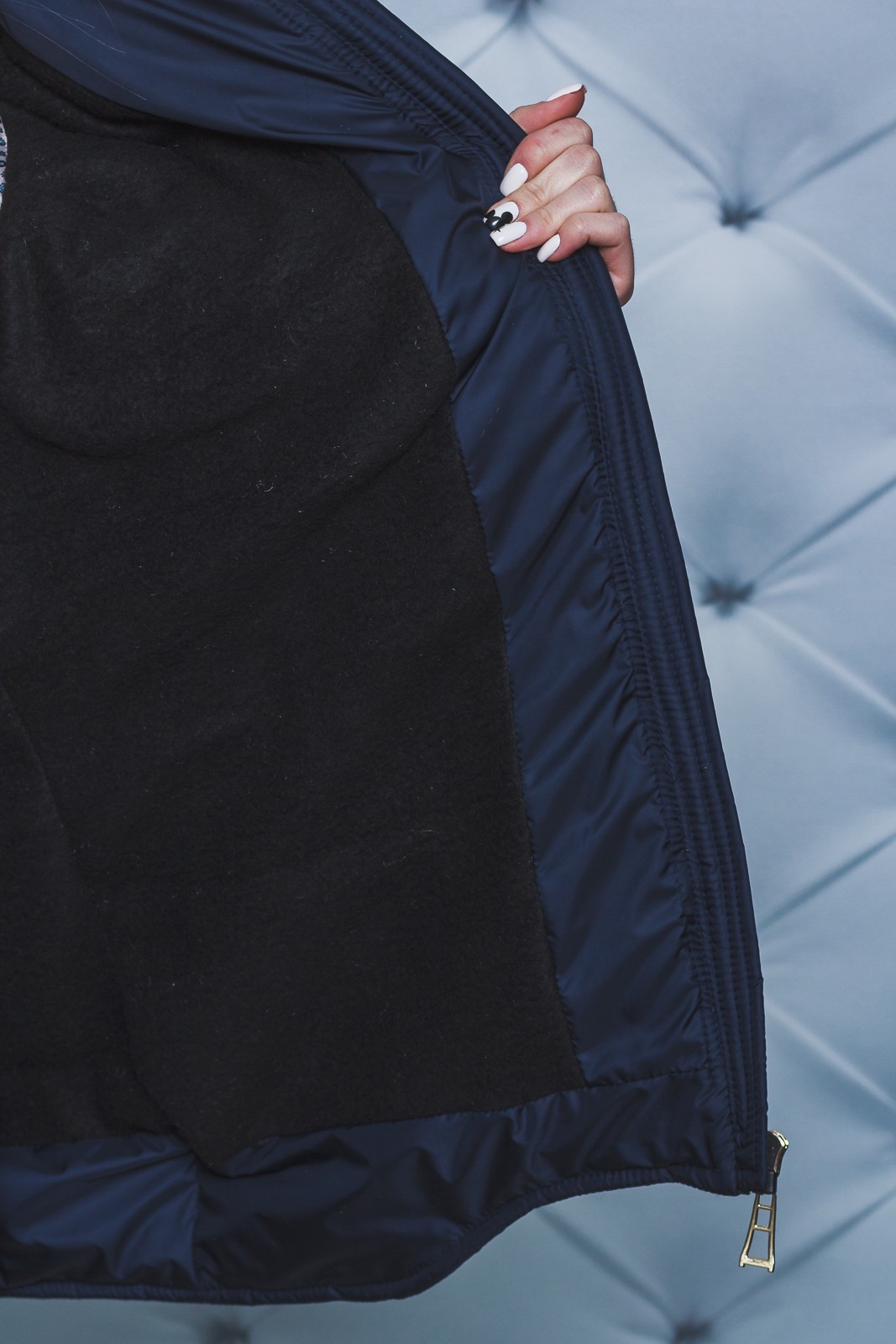 Костюм зимний женский куртка+штаны темно-синий 231/12 купить 1