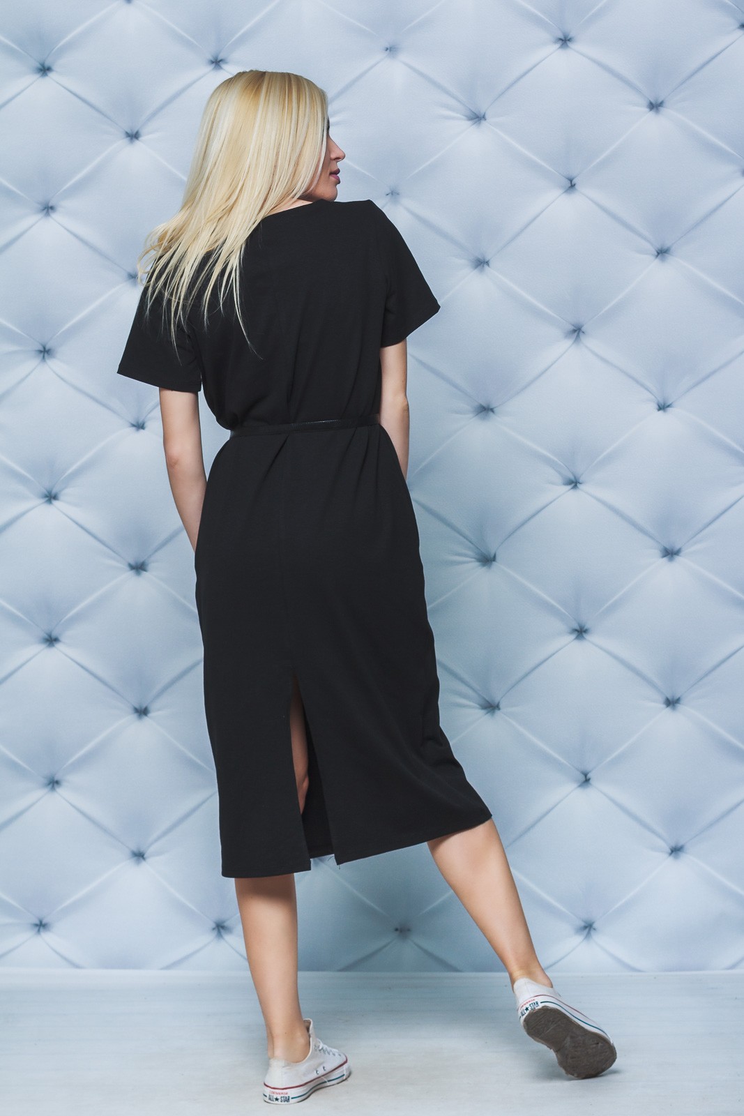 Платье женское летнее черное 02174 в интернет-магазине