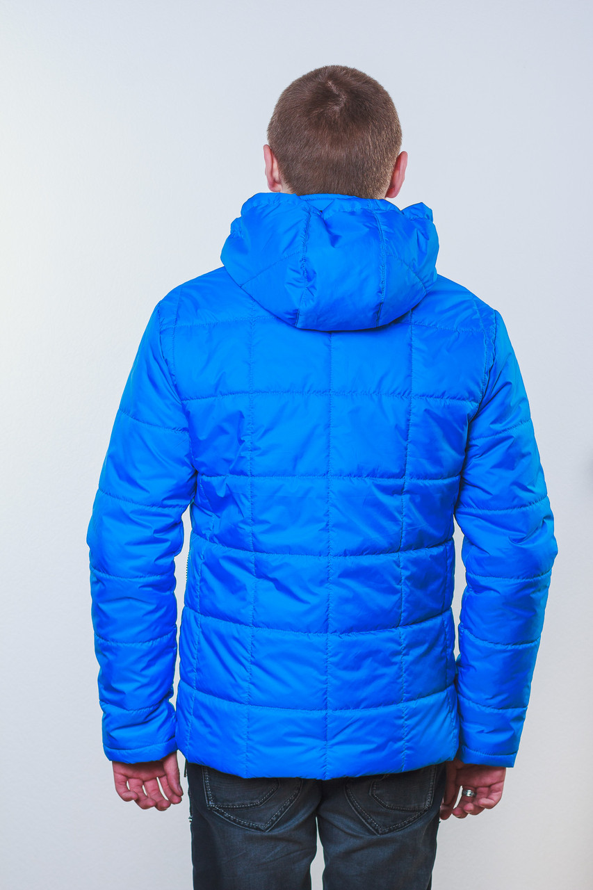 Куртка мужская на синтепоне синяя 64/8 цена
