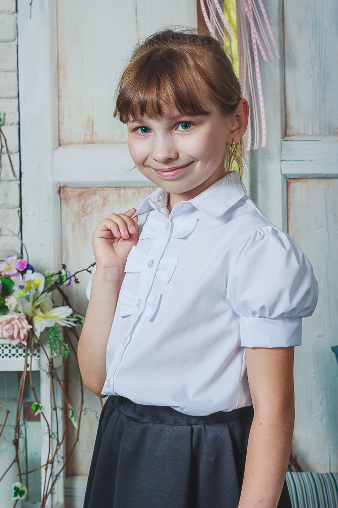 Школьные блузка для девочки 00942 цена