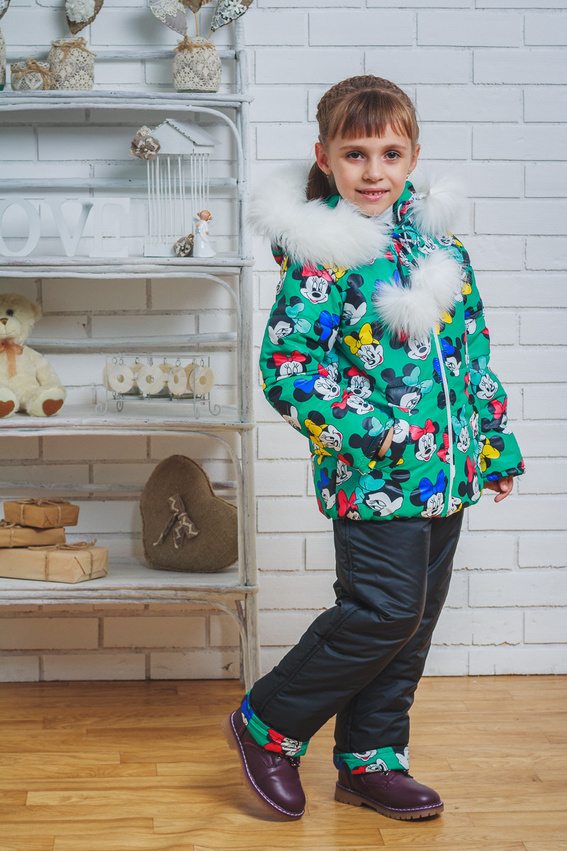Зимний детский костюм брюки+куртка 81/24 фото