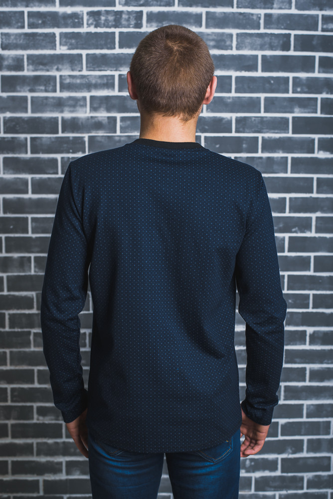Пуловер мужской темно-синий 01368/6 цена