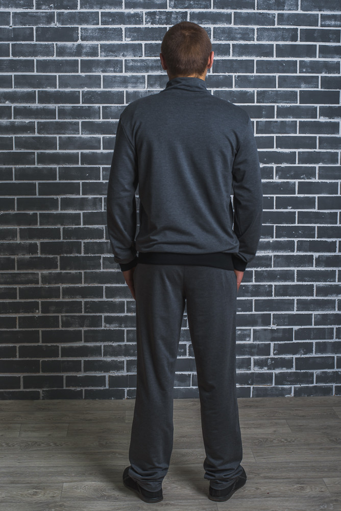 Спортивный мужской костюм темно-серый 01333 цена