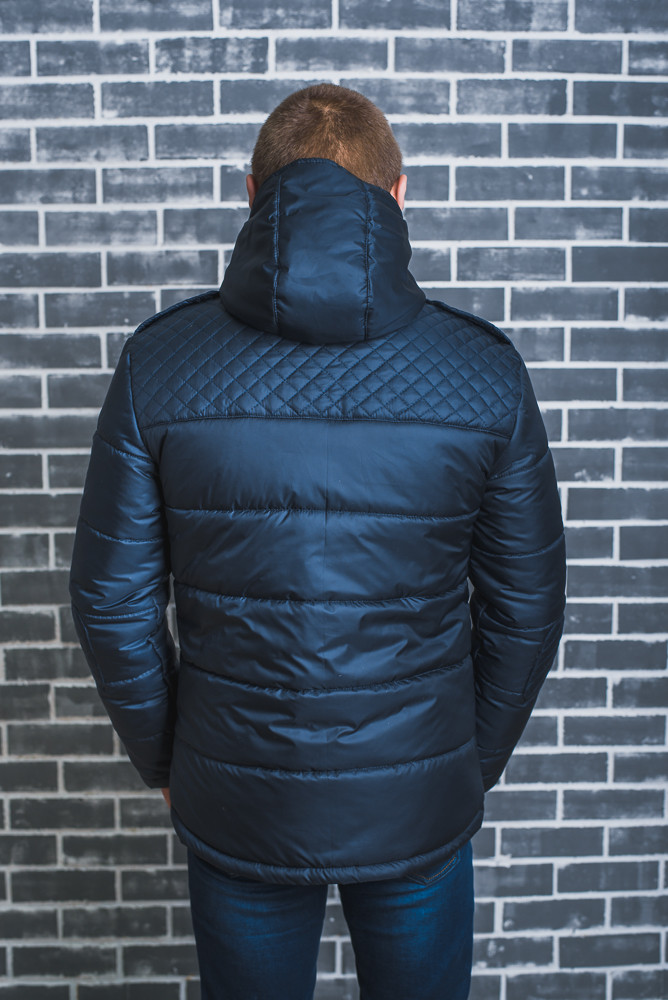 Мужская куртка зимняя темно-синяя 134/12 купить