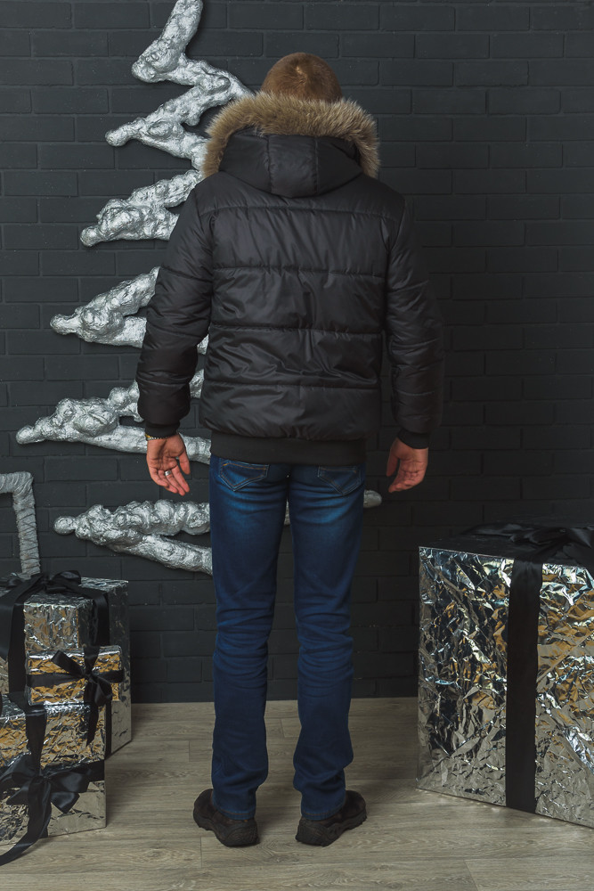 Мужская куртка зимняя с молниями 140/9 цена