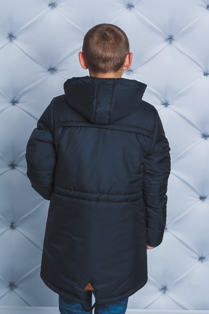 Куртка зимняя для мальчика темно-синяя 180/12 цена